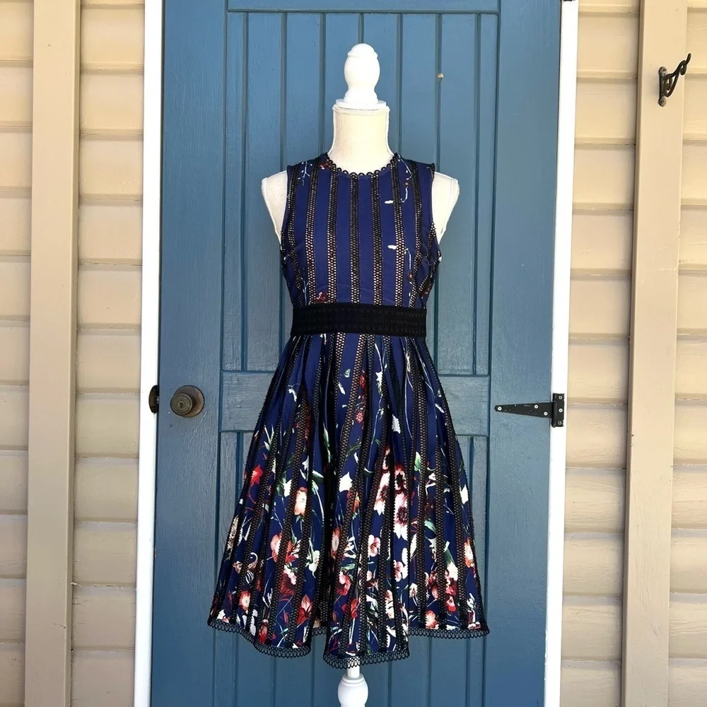Anthropologie Foxiedox Bryonia Open Back Dress Women Size XS